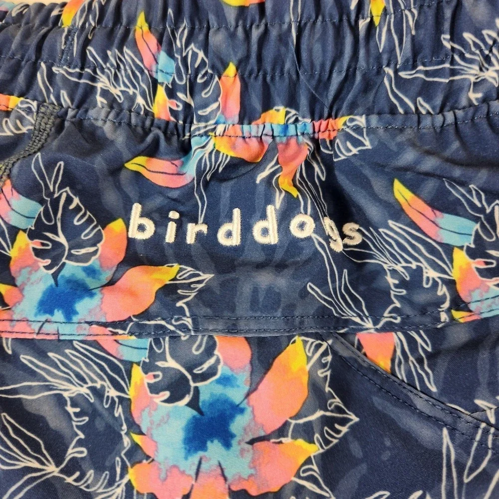 Birddogs Men Captain South Americas‎ Blue Lined Athletic Size Medium Classic Fit